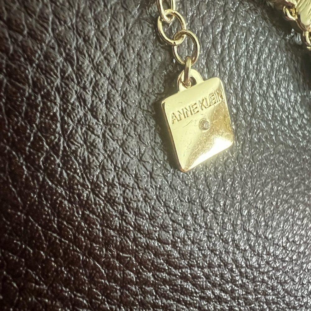 Anne Klein Red and Gold Necklace - Picture 3 of 5